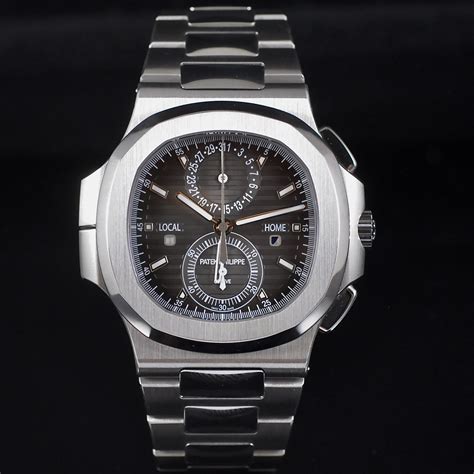 patek philippe nautilus chronograph travel time 5990a|Patek Philippe 5990a.